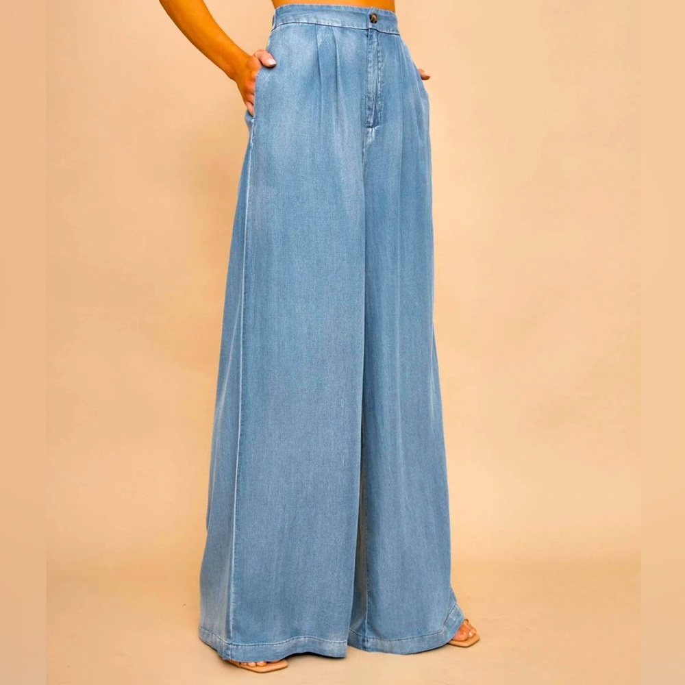 VICI Collection Tencel Wide Leg Pants